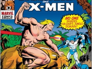 Ka-Zar #1 cover; pencils, Marie Severin; inks, John Verpoorten