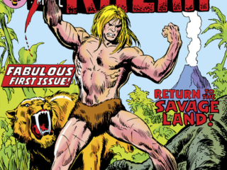 Ka-Zar #1 cover; pencils and inks, John Buscema