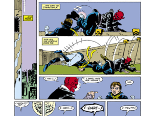 Kitty Pryde and Wolverine #5, pg. 21; pencils and inks, Al Milgrom