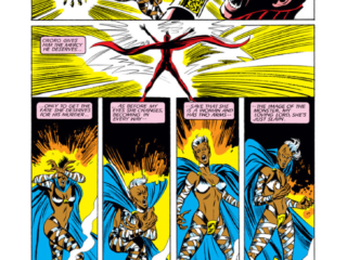 Magik #3, pg. 15; pencils, Ron Frenz; inks, Tom Palmer