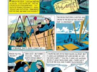 Marvel Comics #1, pg. 25; pencils and inks, Bill Everett; First appearance of Namor the Sub-Mariner