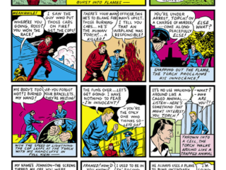 Marvel Mystery Comics #2, pg. 3; "The Human Torch", Carl Burgos, super hero, Timely Comics, Golden Age