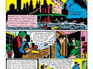 Marvel Mystery Comics #4, pg. 49; pencils and inks, Irwin Hasen; Ferret Mystery Detective/Stockbridge Winslow