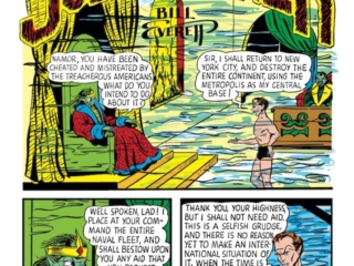 Marvel Mystery Comics #7, pg. 21; pencils and inks, Bill Everett; Atlantis/Namor the Sub-Mariner, emperor