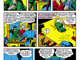 Marvel Mystery Comics #10, pg. 3; "The Human Torch and the Sub-Mariner!", Carl Burgos, Bill Everett