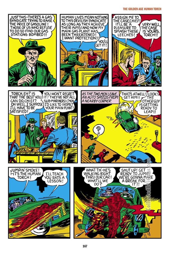 Marvel Mystery Comics #10, pg. 3; "The Human Torch and the Sub-Mariner!", Carl Burgos, Bill Everett