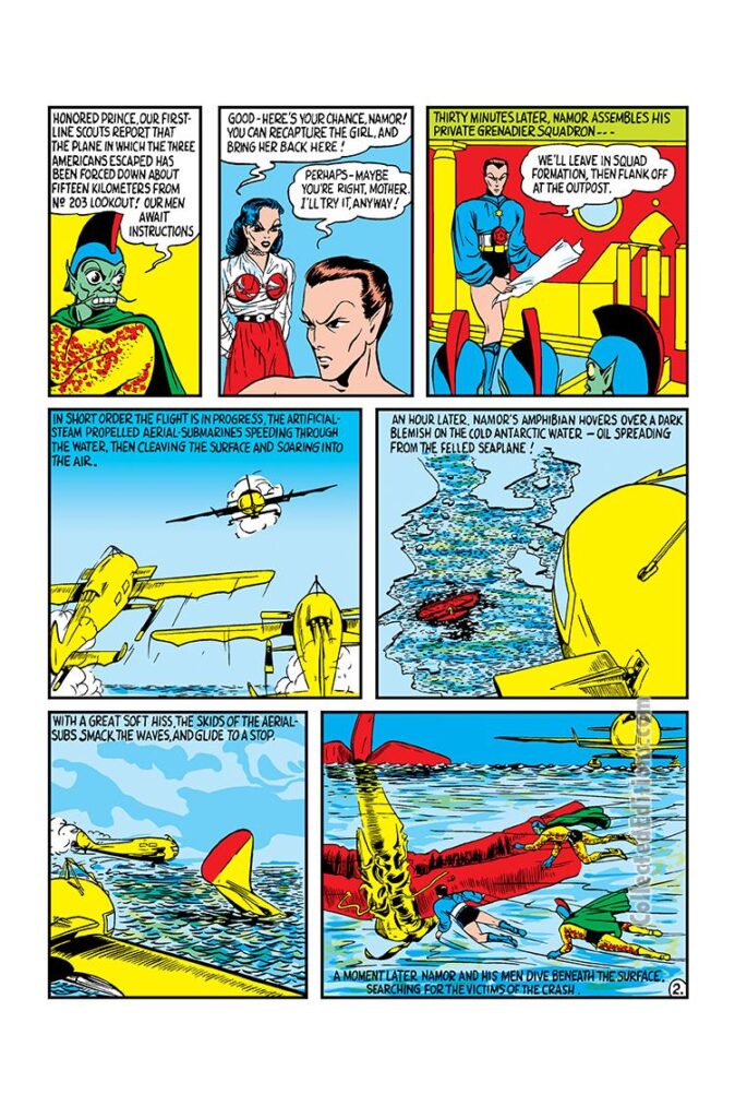 Marvel Mystery Comics #12, pg. 14; "The Sub-Mariner"; Namor, Bill Everett