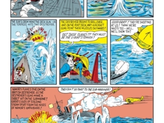 Marvel Mystery Comics #12, pg. 18; pencils and inks, Bill Everett; Sub-Mariner/U-boats Nazis
