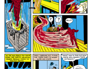 Marvel Mystery Comics #12, pg. 10; "The Human Torch", Carl Burgos