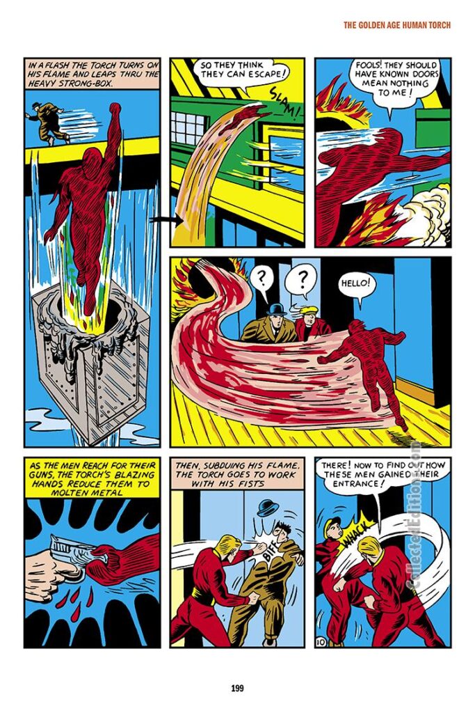 Marvel Mystery Comics #12, pg. 10; "The Human Torch", Carl Burgos
