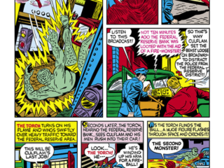 Marvel Mystery Comics #15, pg. 9; art by Carl Burgos; Human Torch/Jim Hammond/Golden Age Timely