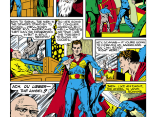 Marvel Mystery Comics #16, pg. 52; art by Paul Gustavson; Golden Age Angel