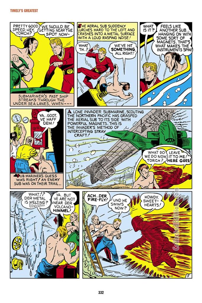 Marvel Mystery Comics #17, pg. 5; "The Human Torch", Carl Burgos/Sub-Mariner team-up