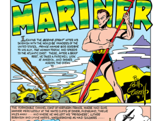 Marvel Mystery Comics #18, pg. 17; "Prince Namor, the Sub-Mariner", Bill Everett, Timely Marvel Golden Age vs. Nazis