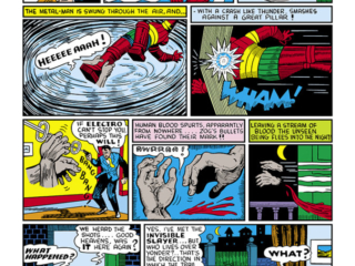 Marvel Mystery Comics #19, pg. 46; art by Steve Dahlman; Electro, Golden Age Timely science-fictiton
