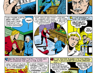 Marvel Mystery Comics #19, pg. 6; "The Human Torch and Toro the Flaming Kid"; Carl Burgos, The Hag