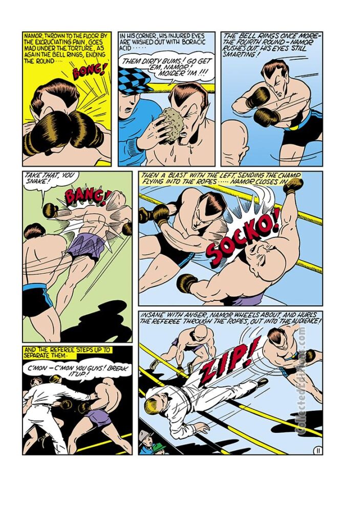 Marvel Mystery Comics #20, pg. 27; art by Bill Everett; Namor the Sub-Mariner