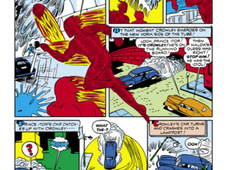 Marvel Mystery Comics #21, pg. 10; art by Carl Burgos; Human Torch/Toro