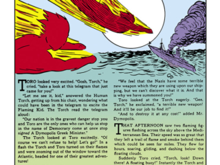 Marvel Mystery Comics #21, pg. 36; Golden Age Human Torch/Toro, Stan Lee, The Origin Behind the Cover