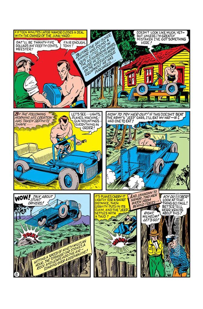 Marvel Mystery Comics #22, pg. 17; "The Sub-Mariner", Bill Everett