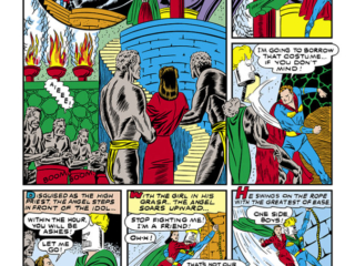 Marvel Mystery Comics #23, pg. 58; art by Paul Gustavson; Angel