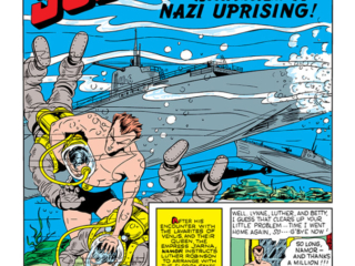Marvel Mystery Comics #26, pg. 16; "The Sub-Mariner Smashes a Nazi Uprising!", Namor, Bill Everett, Timely Marvel