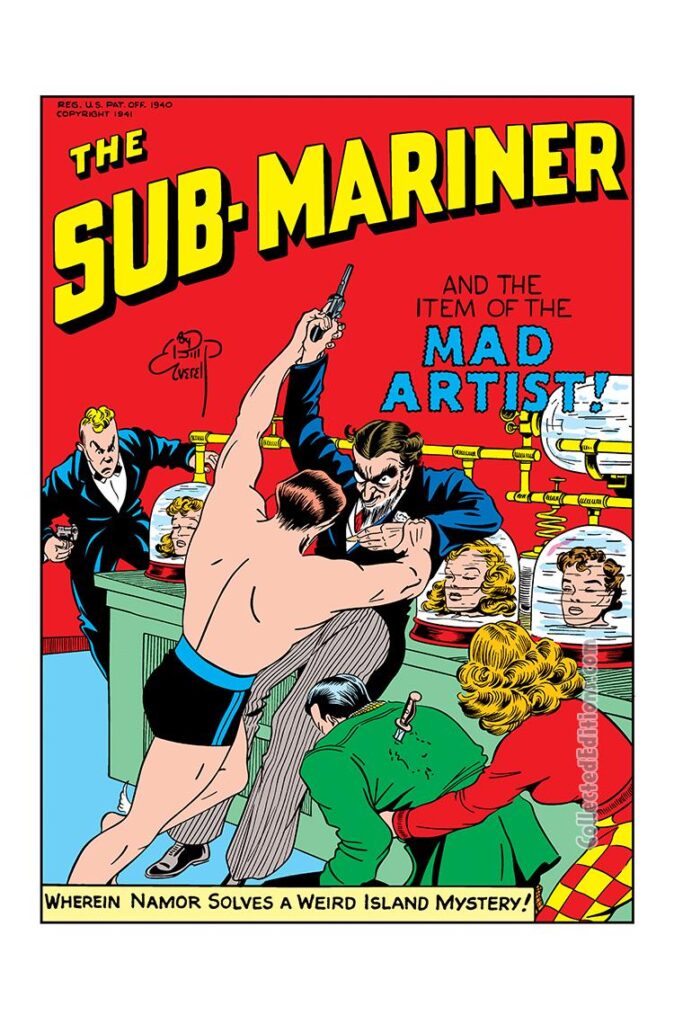 Marvel Mystery Comics #29, pg. 17; &quot;The Sub-Mariner and the Item of the Mad Artist!&quot;; Namor/Bill Everett