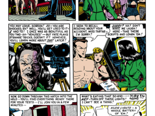 Marvel Mystery Comics #84, pg. 16; "The Case of the Vanishing Venuses!"; Namora, Sub-Mariner/Prince Namor/Golden Age Marvel/Timely Comics/Bill Everett/Old Hollywood/Sari Tartar