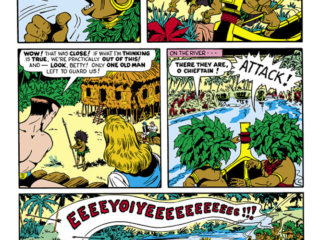 Marvel Mystery Comics #90, pg. 15; "War-Cry of the Jungle!"; Sub-Mariner/Prince Namor/Bill Everett/Betty Dean