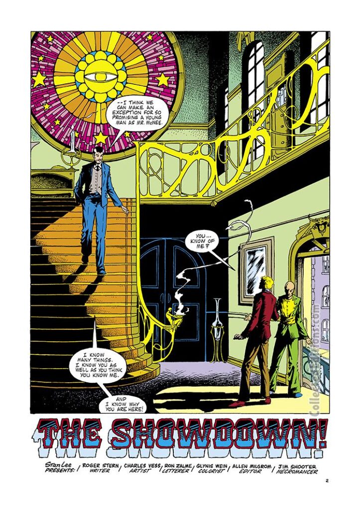 Marvel Fanfare #6, pg. 21; pencils and inks, Charles Vess; Doctor Strange, Sanctum Sanctorum