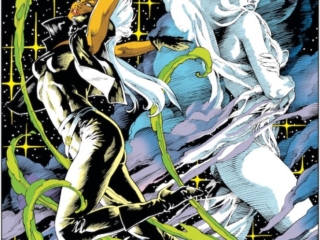 Marvel Fanfare #40, back cover; pencils and inks, Craig Hamilton; Storm/Ororo Munroe pinup