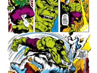 Marvel Feature #3, pg. 21; pencils, Ross Andru; inks, Bill Everett; Xemnu the Titan, Incredible Hulk, Defenders