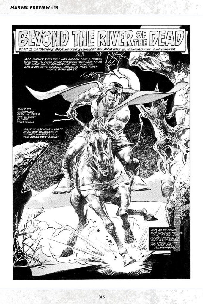 Marvel Preview #19, pg. 22; pencils, Sal Buscema; inks, Tony DeZuniga