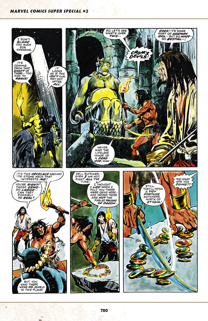 Marvel Comics Super Special #2; pencils, John Buscema; inks, Alfredo Alcala