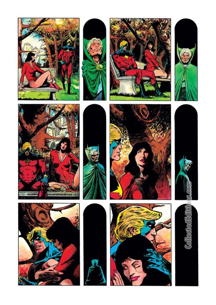 Marvel Graphic Novel #1: The Death of Captain Marvel, pg. 20; pencils and inks, Jim Starlin; Medic Una, Titan, Mentor, Mar-Vell