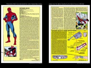Official Handbook of the Marvel Universe Spider-Man