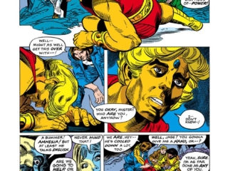 Marvel Premiere #2, pg. 3; pencils, Gil Kane; Adam Warlock, Jase, Josiah Grey, Nathan Carter