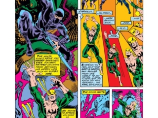 Marvel Premiere #22, pg. 6; pencils, Arvell Jones; inks, Aubrey Bradford, Iron Fist, Danny Rand