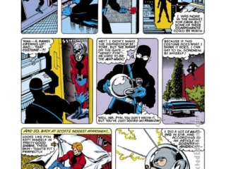 Marvel Premiere #47, pg. 8; pencils, John Byrne; inks, Bob Layton; Ant-Man/Scott Lang first appearance