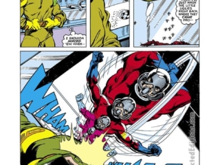 Marvel Premiere #47, pg. 14; pencils, John Byrne; inks, Bob Layton; Ant-Man/Scott Lang