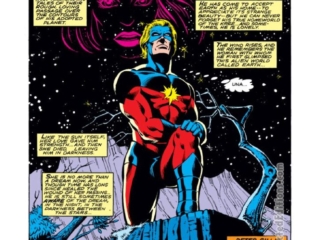 Marvel Super-Heroes #3, pg. 50; pencils, Jerry Bingham; inks, Bruce Patterson; Peter B. Gillis, Last Night the Sun Came Down and Sang to Me, Mar-Vell, Medic Una