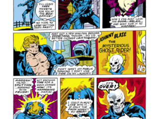 Marvel Spotlight #9, pg. 10; pencils, Tom Sutton; inks, Chic Stone; Ghost Rider/Johnny Blaze