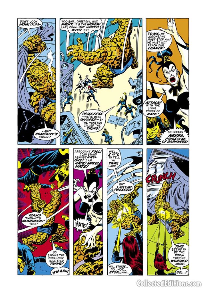 Marvel Two-In-One #3, pg. 16; pencils, Sal Buscema; inks, Joe Sinnott