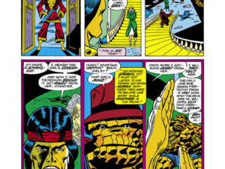 Marvel Two-In-One #29, pg. 7; pencils, Ron Wilson; Shang-Chi/Thing