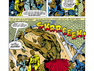Marvel Two-In-One #41, pg. 4; pencils, Ron Wilson; Black Panther/Dr. Kinji Obatu