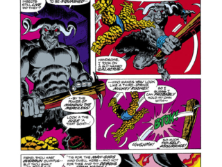 Marvel Two-In-One #44, pg. 13; pencils, Bob Hall; Thing/Manduu/Hercules