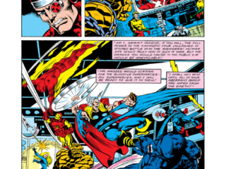 Marvel Two-In-One #52, pg. 12; pencils, Jim Craig; Thing/Avengers/Crossfire