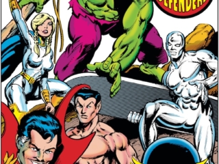 Marvel Treasury Edition #16 back cover; pencils, Gil Kane; inks, Bob Wiacek