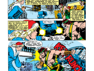 Marvel Treasury Edition #24, pg. 75; pencils and inks, Ricardo Villamonte; Hercules