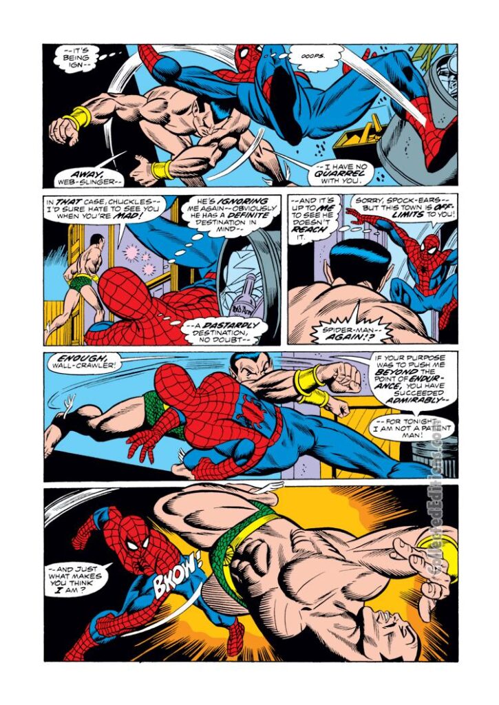 Marvel Team-Up #14, pg. 5; pencils, Gil Kane; inks, Wayne Howard; Spider-Man/Namor/Sub-Mariner